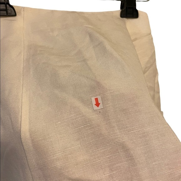 Rails Freya Parchment Linen Blend Lightweight Flowy Picket Button Up Midi Skirt - Picture 4 of 8